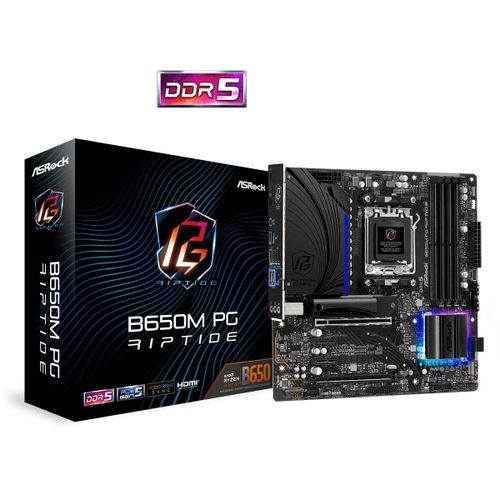 Emaga Płyta główna ASRock B650M PG Riptide AMD B650 AMD AM5 na Arena.pl