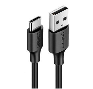 Niklowany kabel USB-C UGREEN 1,5m czarny na Arena.pl