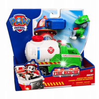 PSI PATROL FIRE RESCUE Pojazd z figurką ROCKY + CYSTERNA STRAŻACKA