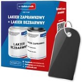 lakier zaprawka + bezbarwny zaprawkowy samochodowy opel 177 gris tech