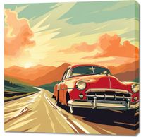 Obraz 90x90cm Przygoda Czeka