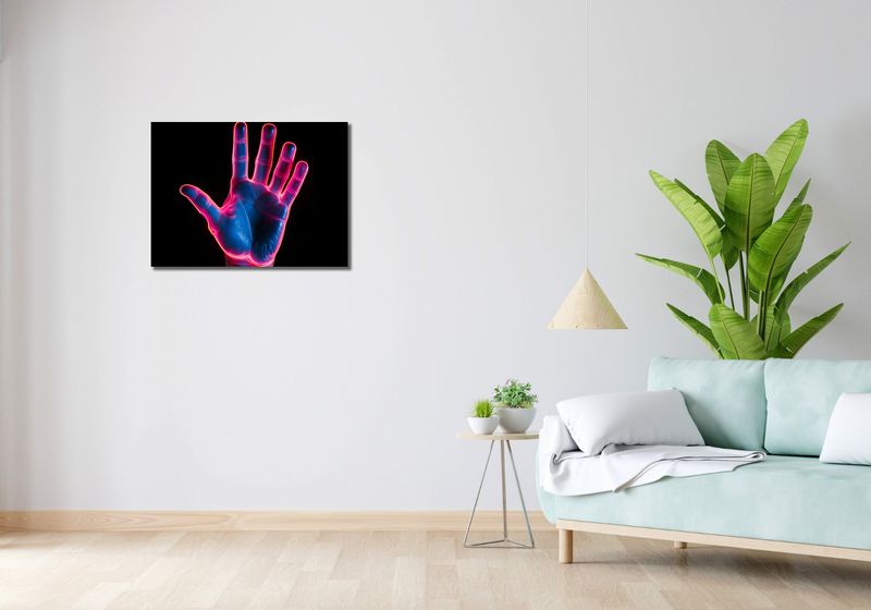 Obraz 70x50cm Dotyk Przyszłości zdjęcie 2