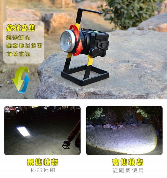 AKUMULATOROWY HALOGEN LED 30W DIODA XM-L T6 ZOOM zdjęcie 10