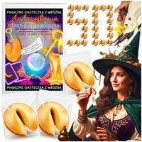 50x Ciasteczko z wróżbą ANDRZEJKI Magiczna Noc Party Impreza Bal dla