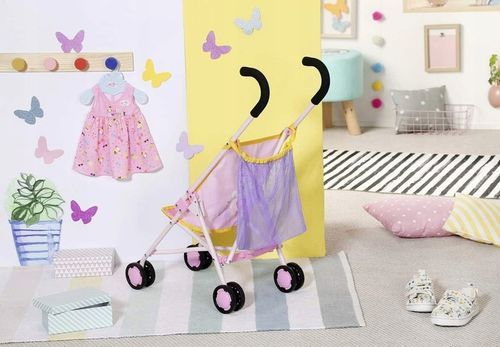 BABY born Wózek Spacerówka dla lalek z TORBĄ siatką składana 828663 na Arena.pl