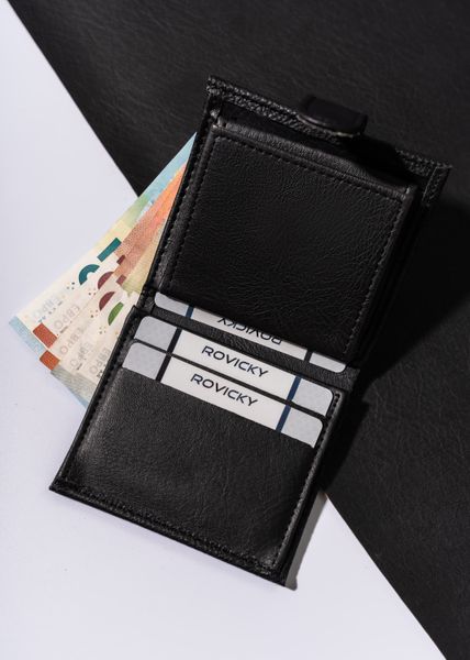 portfel męski pu 8834-4c-6892 black zdjęcie 6