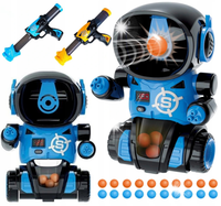 GRA STRZELANIE DO CELU ROBOT + 2 PISTOLETY +24 KULKI LICZNIK dla dwóch osób