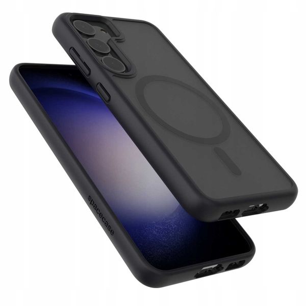 Spacecase Hybrid Mag Galaxy S23 Black zdjęcie 3