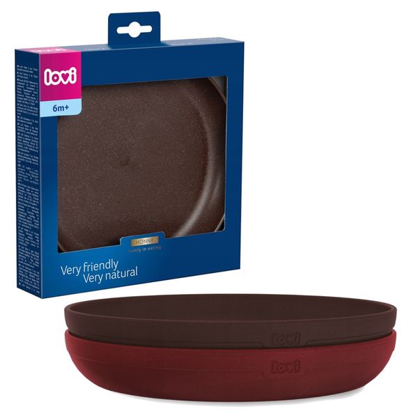 LOVI HONNE Talerzyk dla dzieci 2 sztuki Tamarillo zdjęcie 1