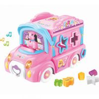 BEPPE Muzyczny Autobus różowy sorter