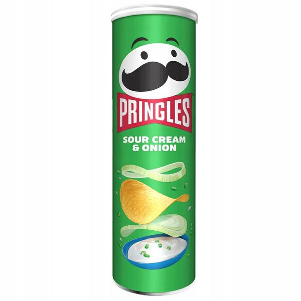 PRINGELS CHIPSY 165G CEBULA ŚMIETANKA zdjęcie 1