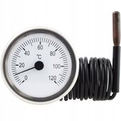 TERMOMETR ANALOGOWY TARCZOWY sonda 0...120C TPM03