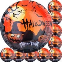tg76538 talerzyki halloween talerz mały 10szt papierowe jednorazowe