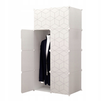 SZAFA MODUŁOWA UBRANIOWA GEOMETRIC GARDEROBA DUŻA POJEMNA SOLIDNA
