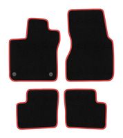 Dywaniki welurowe CARLUX-RED do Renault Twingo III 2014- czarne