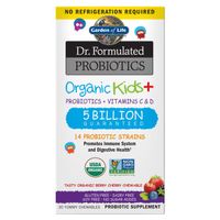 GARDEN OF LIFE Organic Kids + Probiotics + Vitamins C & D - (30 tabl.)