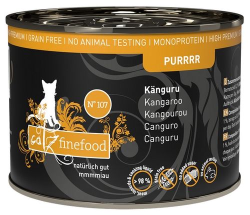Catz Finefood Purrrr N.107 Kangur Puszka 200G na Arena.pl