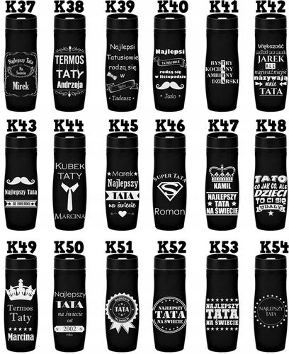 KUBEK TERMICZNY Z Grawerem URODZINY 18-99 PREZENT DLA NAUCZYCIELA na Arena.pl