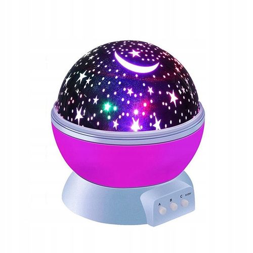 PROJEKTOR GWIAZD KSIĘŻYCA NIEBA OBROTOWY LAMPKA NOCNA RZUTNIK DLA DZIECKA na Arena.pl