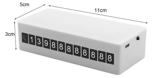 TYMCZASOWY PARKING NR TELEFONU LAMPKA NA MAGNES na Arena.pl