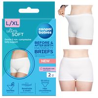 CANPOL Wielorazowe majtki dla kobiet w ciąży i po porodzie z stanem L/XL 2s