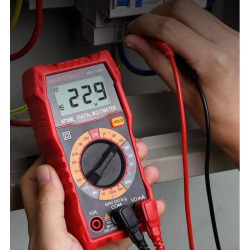 MULTIMETR CYFROWY HT108L PRECYZYJNY NCV 600V 20A TrueRMS na Arena.pl