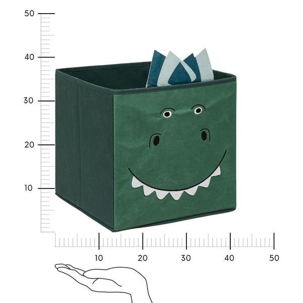 Pudełko do regału Dinosaur zielone zdjęcie 4