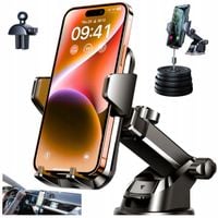 Uchwyt Do Samochodu Na Telefon 3w1 360° Mocna Przyssawka Mycie Pod Wodą