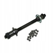 Oś wolnobiegu (drążona, na zacisk, CR-MO) + kulki