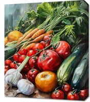 Obraz 50x60cm Bogactwo Ogrodowych Zbiorów