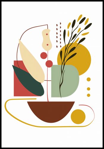 Plakat 68x98cm Harmonia Natury Martwej na Arena.pl