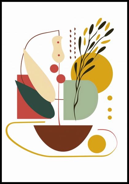 Plakat 68x98cm Harmonia Natury Martwej zdjęcie 2