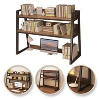 wielofunkcyjny 3-poziomowy regał, półka na biurko 95x32x90 cm sz40cz