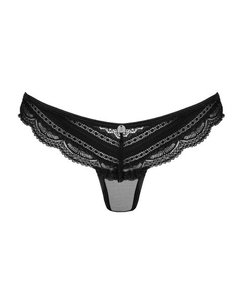 Seksowne Czarne Figi Prześwitujące Ivannes Obsessive S/M zdjęcie 6