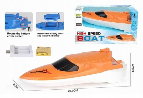 ŁÓDŹ ŁÓDKA MOTORÓWKA NA RADIO Z ŁADOWARKĄ ZDALNIE STEROWANA RC + PILOT na Arena.pl