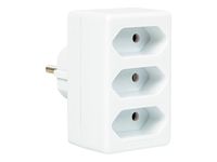 Rozgałężnik R-3 PR 3 Gniazda bez uziemienia płaskie