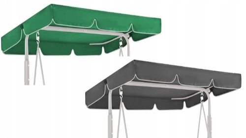 Daszek osłona do hustawki ogrodowej 112x166cm graf na Arena.pl