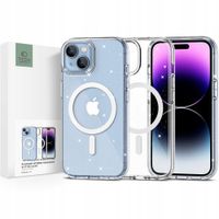 2 x ETUI CASE BROKATOWE MAGSAFE NA IPHONE 15 GLITTER