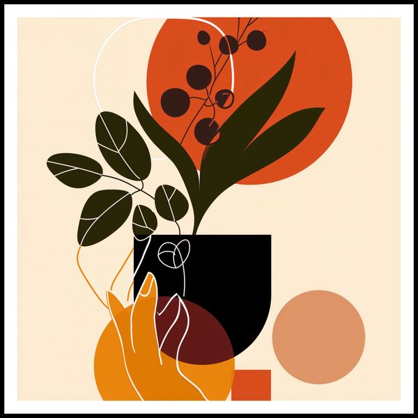 Plakat 90x90cm Dotyk Naturalności zdjęcie 3