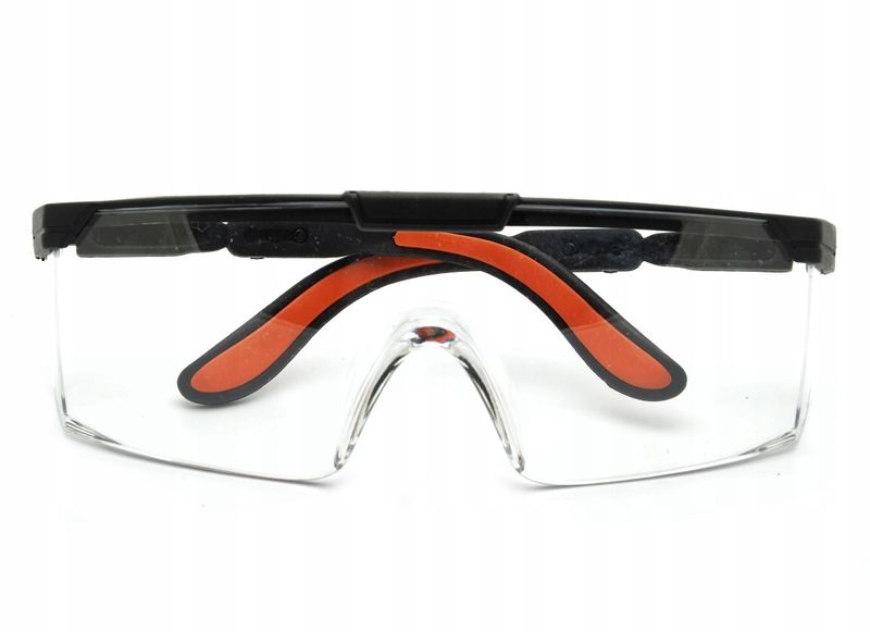 OKULARY ANTYWIRUSOWE OCHRONNE GOGLE BEZBARWNE BHP zdjęcie 2