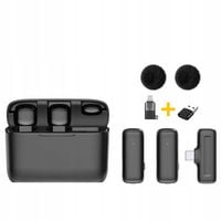Mikrofon Bezprzewodowy Krawatowy do Telefonu USB C / IPhone 16 15 14 13 12