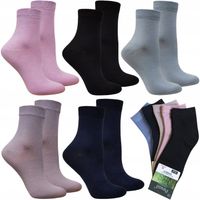 5 x SKARPETY damskie SKARPETKI bambusowe 35/38