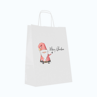 Torby świąteczne małe 24 x 11 x 32 cm Mikołaj Merry Christmas