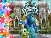 Puzzle tradycyjne Potwory i Spółka