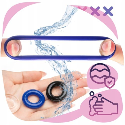 ŻEL INTYMNY LUBRYKANT nawilżający 200ml + ringi PIERŚCIENIE EREKCYJNE 3w1 na Arena.pl