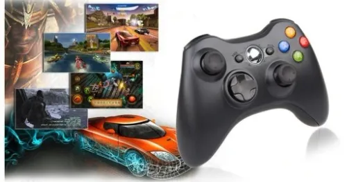 BEZPRZEWODOWY GAMEPAD XBOX 360 PC DUAL SHOCK PAD na Arena.pl