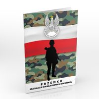 KARTKA dla ŻOŁNIERZA na PROMOCJĘ OFICERSKĄ pamiątka nominacji awansu
