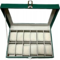 PUDEŁKO ETUI ORGANIZER SZKATUŁKA NA ZEGARKI 12 G1