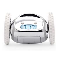 Uciekający Budzik Clocky Chrome - Chromowany