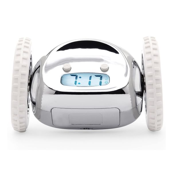 Uciekający Budzik Clocky Chrome - Chromowany zdjęcie 1